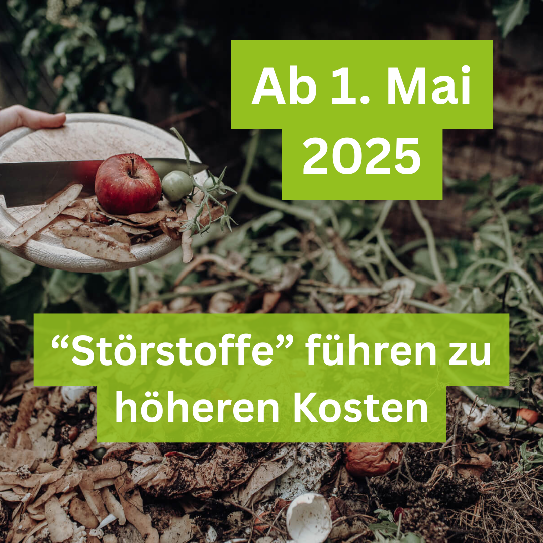 Ab dem 1. Mai wird die bundesweit geltende BioAbfV §2 verschärft