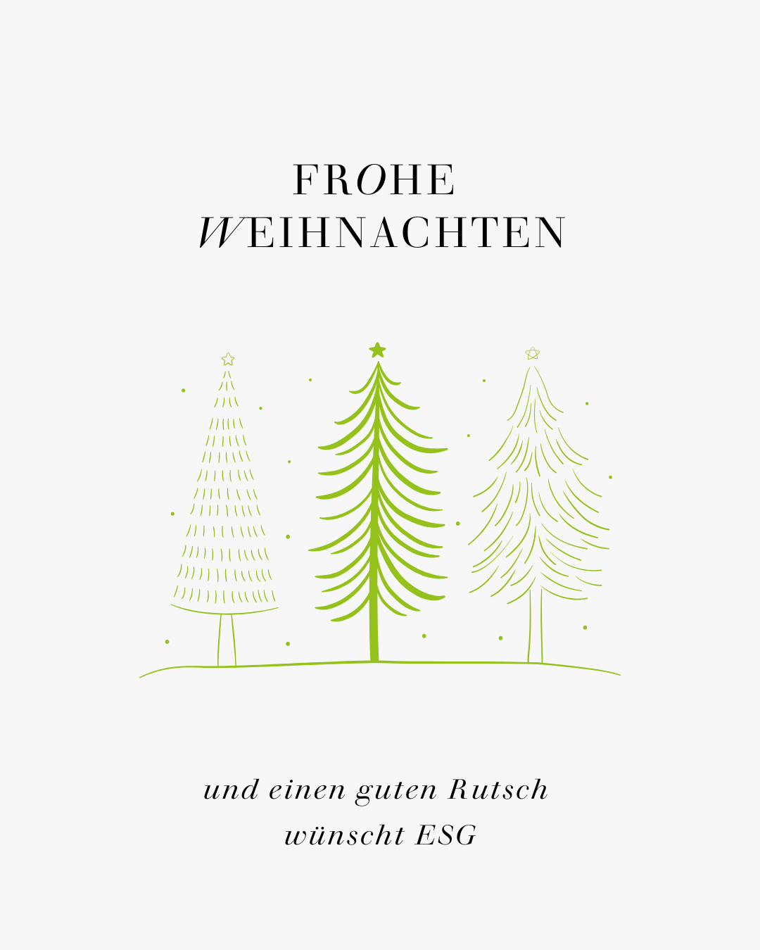 Frohe Weihnachten